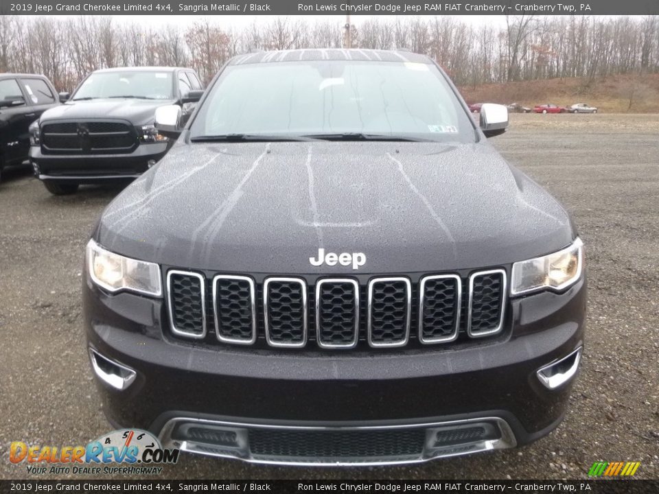 2019 Jeep Grand Cherokee Limited 4x4 Sangria Metallic / Black Photo #9