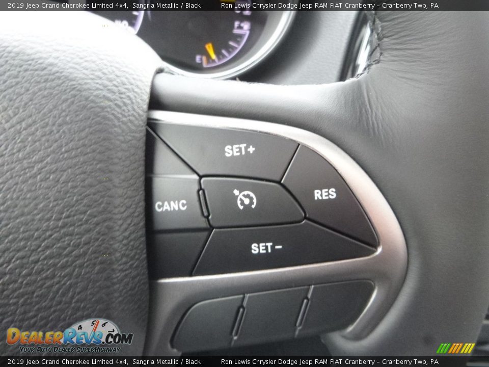 2019 Jeep Grand Cherokee Limited 4x4 Sangria Metallic / Black Photo #19
