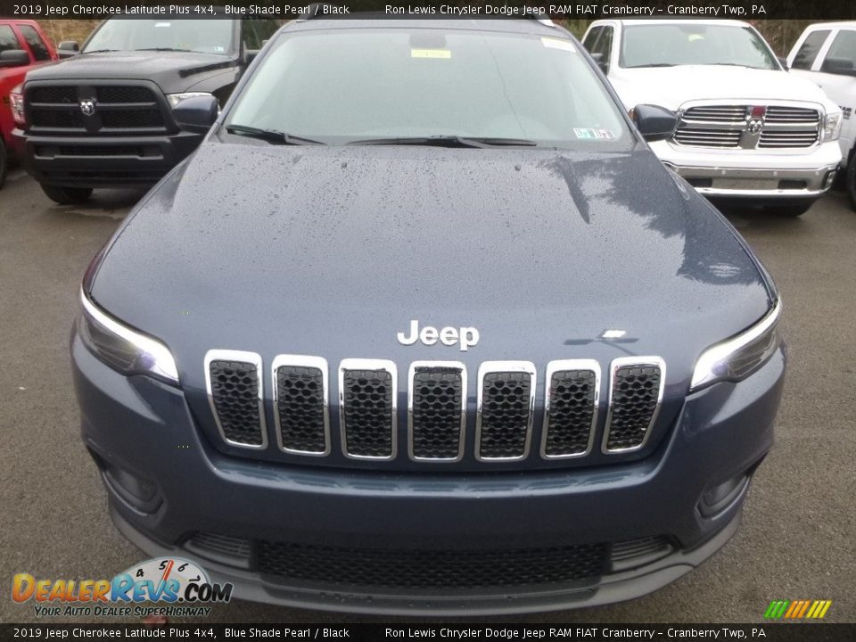 2019 Jeep Cherokee Latitude Plus 4x4 Blue Shade Pearl / Black Photo #9