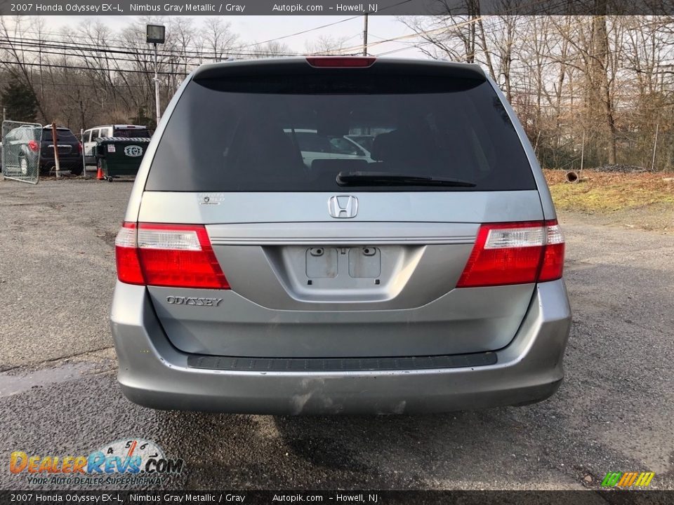 2007 Honda Odyssey EX-L Nimbus Gray Metallic / Gray Photo #4