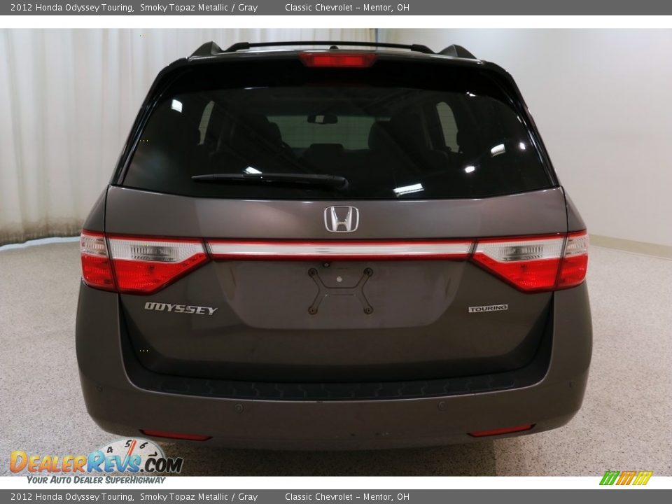 2012 Honda Odyssey Touring Smoky Topaz Metallic / Gray Photo #25