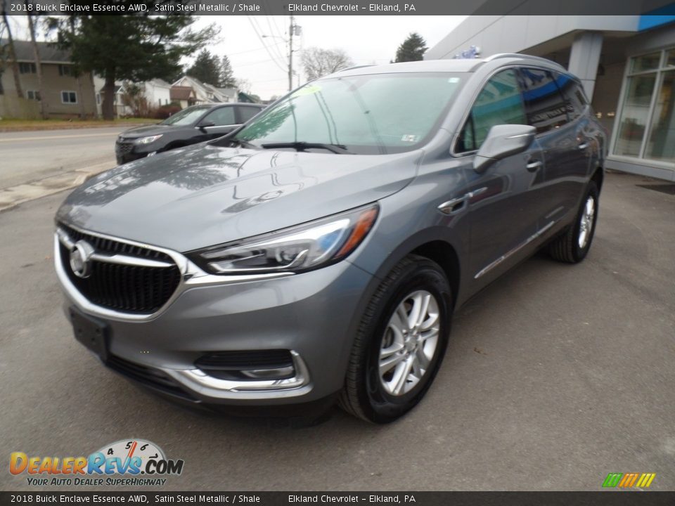 2018 Buick Enclave Essence AWD Satin Steel Metallic / Shale Photo #1