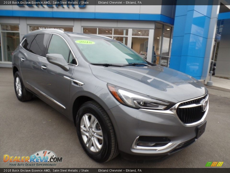 2018 Buick Enclave Essence AWD Satin Steel Metallic / Shale Photo #3