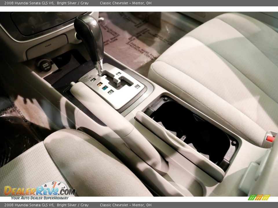 2008 Hyundai Sonata GLS V6 Bright Silver / Gray Photo #11