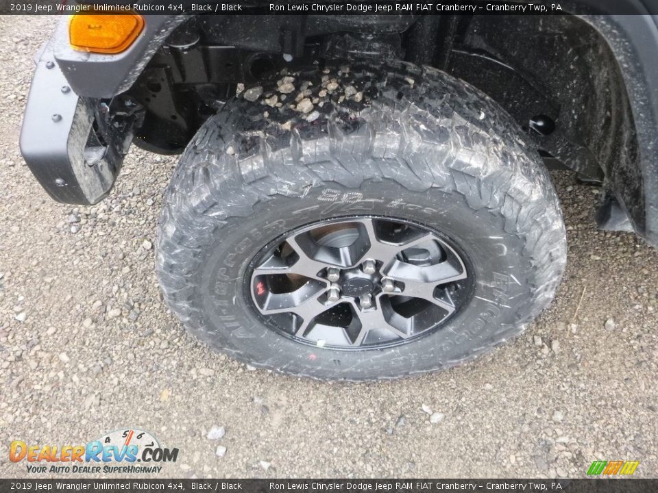 2019 Jeep Wrangler Unlimited Rubicon 4x4 Black / Black Photo #2