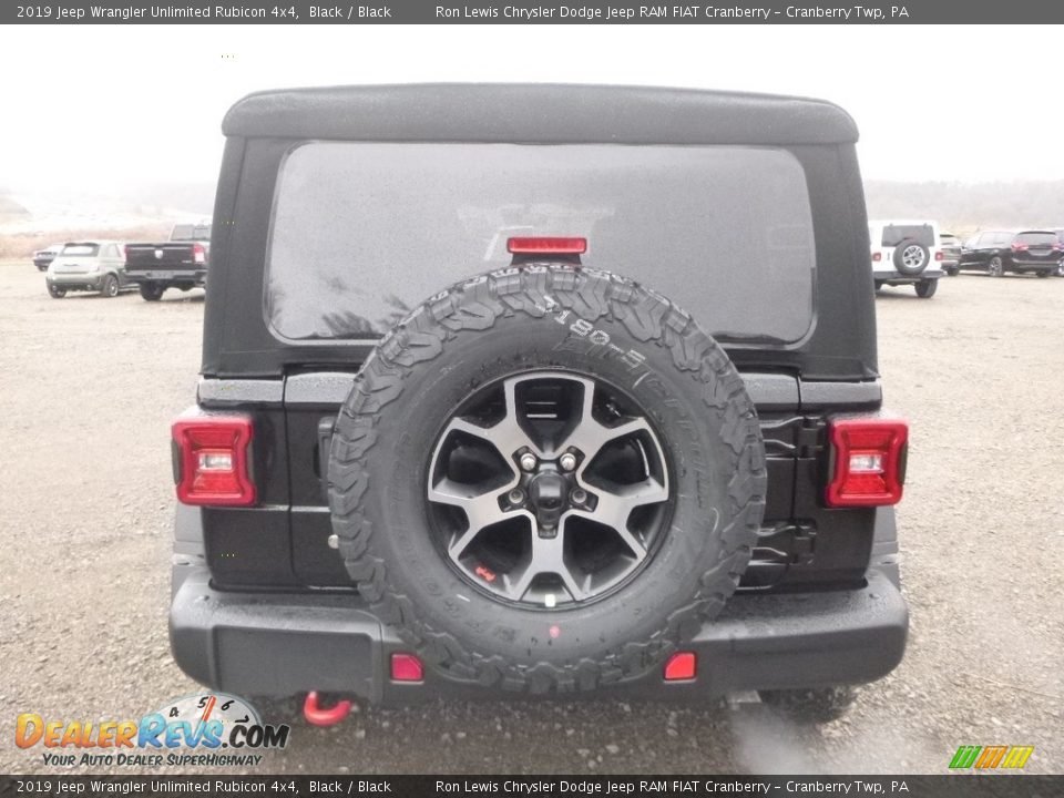 2019 Jeep Wrangler Unlimited Rubicon 4x4 Black / Black Photo #5