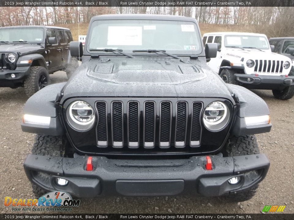 2019 Jeep Wrangler Unlimited Rubicon 4x4 Black / Black Photo #8