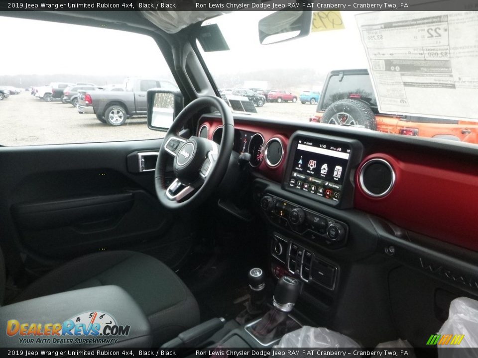 2019 Jeep Wrangler Unlimited Rubicon 4x4 Black / Black Photo #10