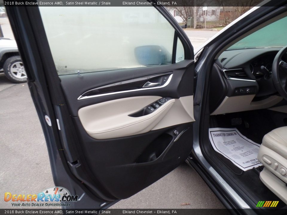 2018 Buick Enclave Essence AWD Satin Steel Metallic / Shale Photo #13