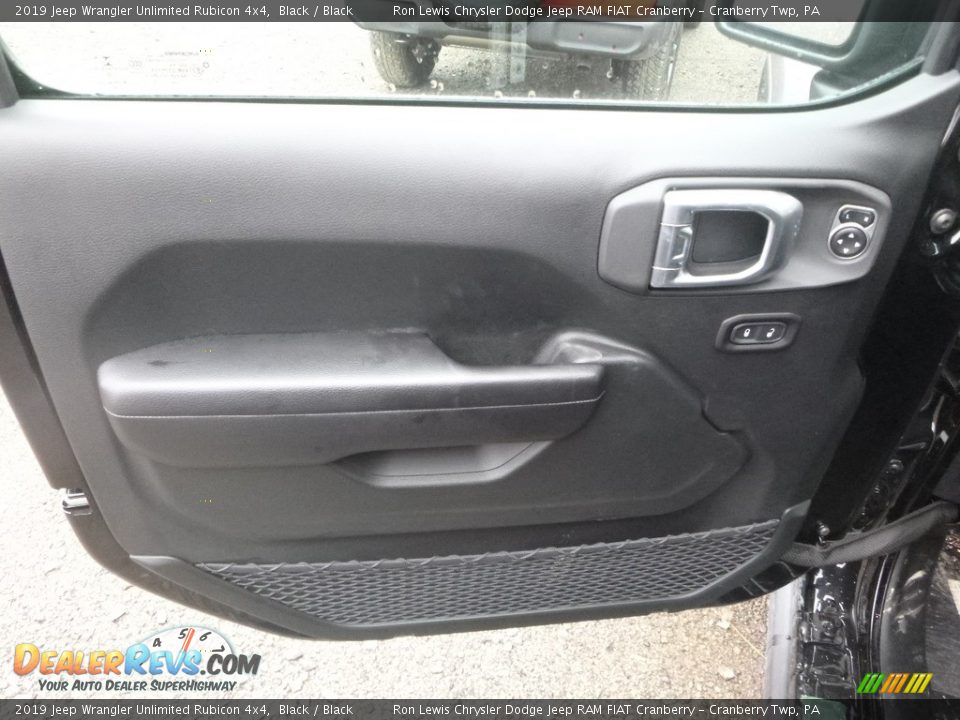 2019 Jeep Wrangler Unlimited Rubicon 4x4 Black / Black Photo #13