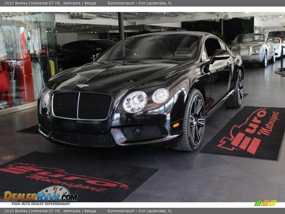 2013 Bentley Continental GT V8 Anthracite / Beluga Photo #2