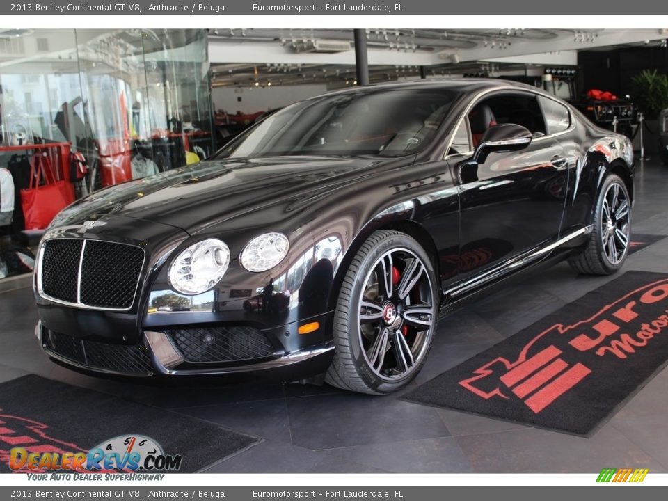 2013 Bentley Continental GT V8 Anthracite / Beluga Photo #3