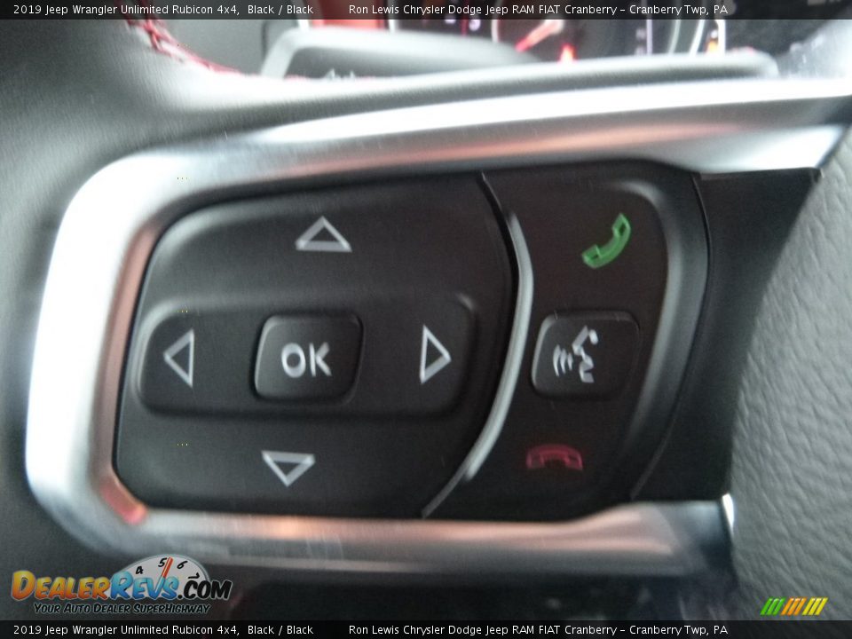 2019 Jeep Wrangler Unlimited Rubicon 4x4 Black / Black Photo #19