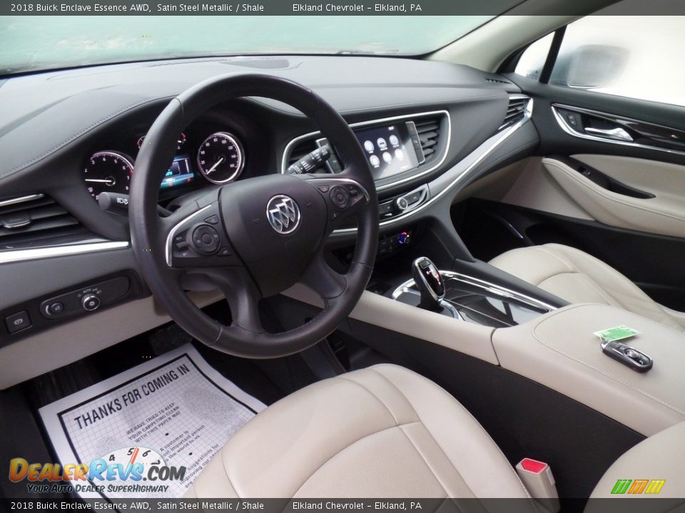2018 Buick Enclave Essence AWD Satin Steel Metallic / Shale Photo #19