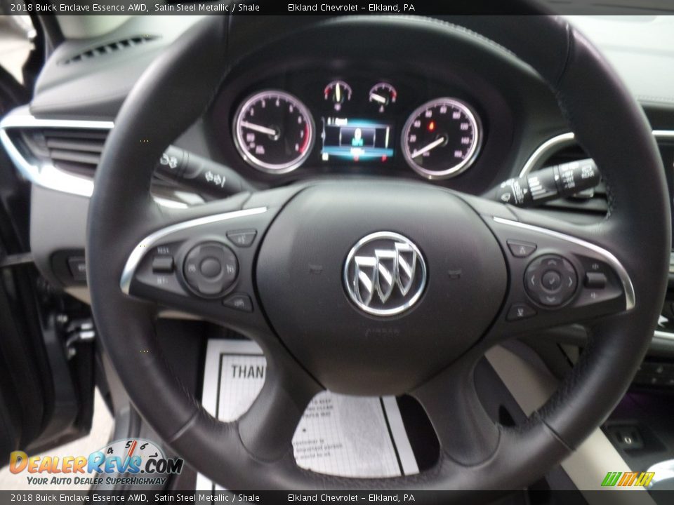 2018 Buick Enclave Essence AWD Satin Steel Metallic / Shale Photo #21