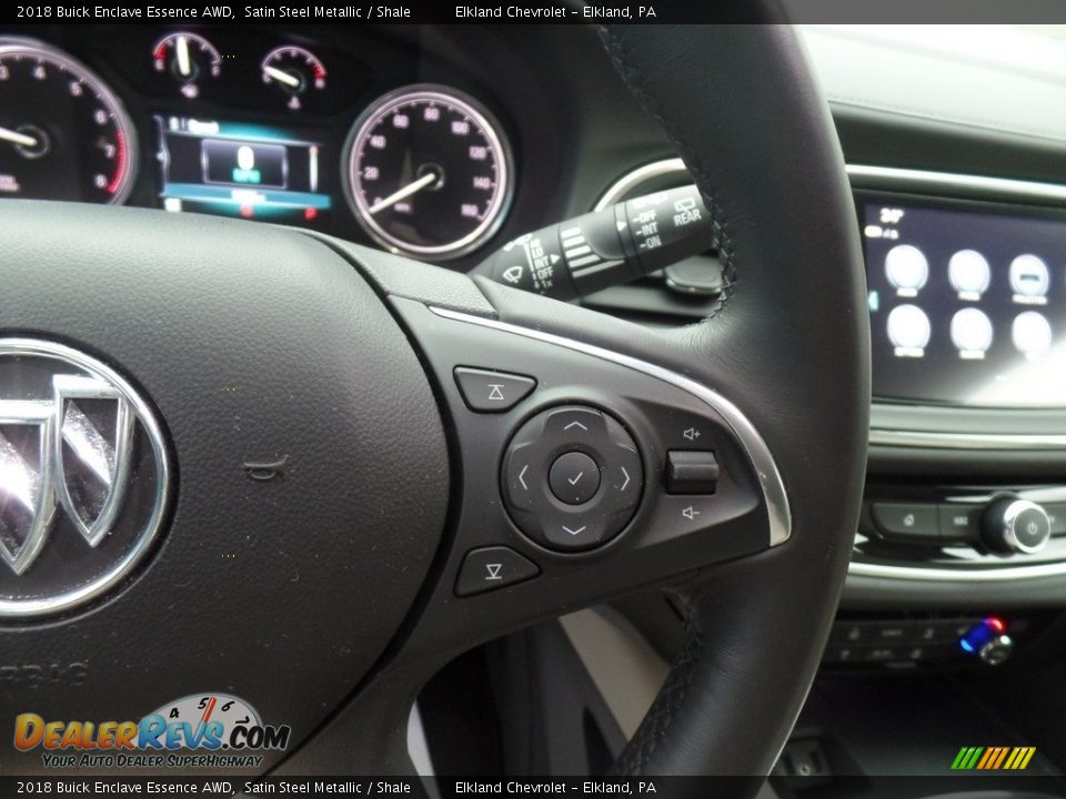 2018 Buick Enclave Essence AWD Satin Steel Metallic / Shale Photo #22