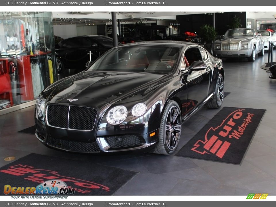 2013 Bentley Continental GT V8 Anthracite / Beluga Photo #7