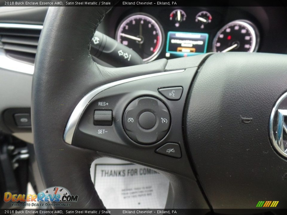 2018 Buick Enclave Essence AWD Satin Steel Metallic / Shale Photo #23