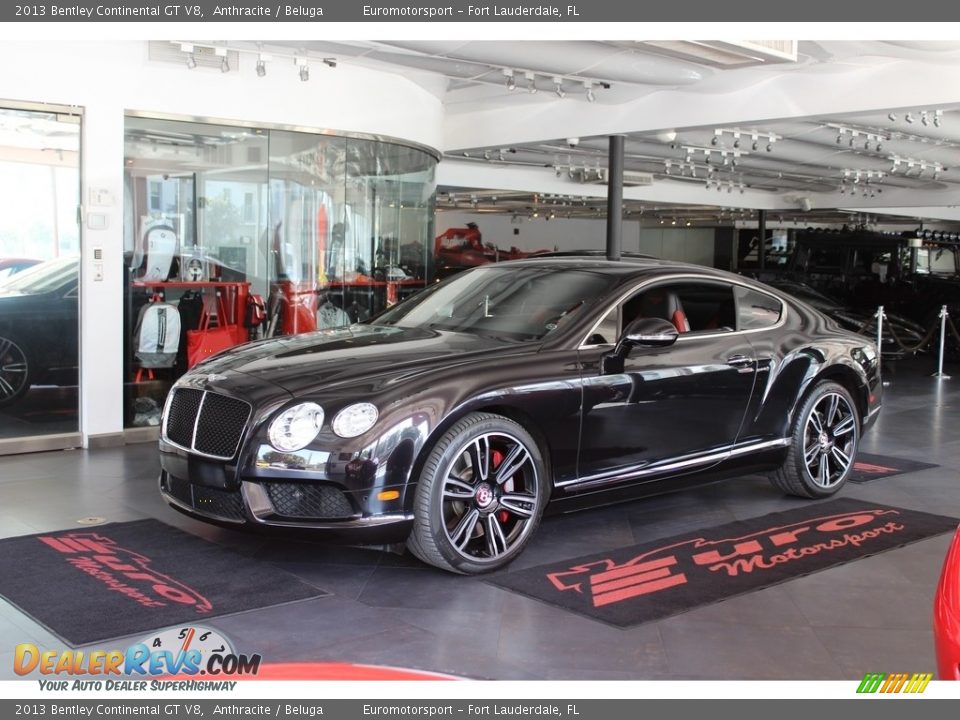 2013 Bentley Continental GT V8 Anthracite / Beluga Photo #8
