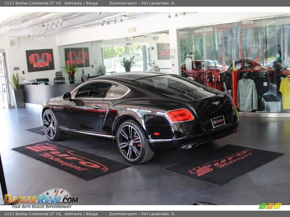 2013 Bentley Continental GT V8 Anthracite / Beluga Photo #10