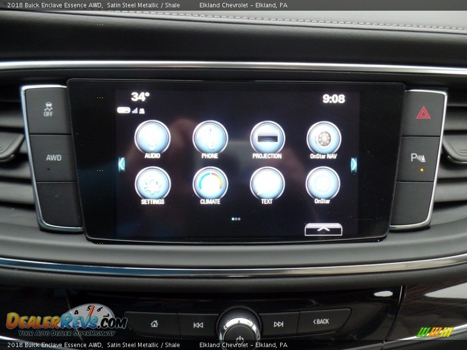 2018 Buick Enclave Essence AWD Satin Steel Metallic / Shale Photo #27