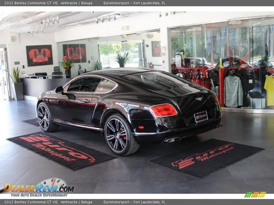 2013 Bentley Continental GT V8 Anthracite / Beluga Photo #11