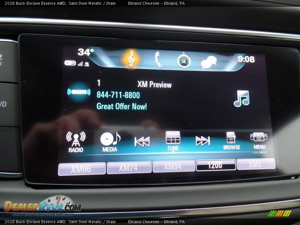 2018 Buick Enclave Essence AWD Satin Steel Metallic / Shale Photo #28