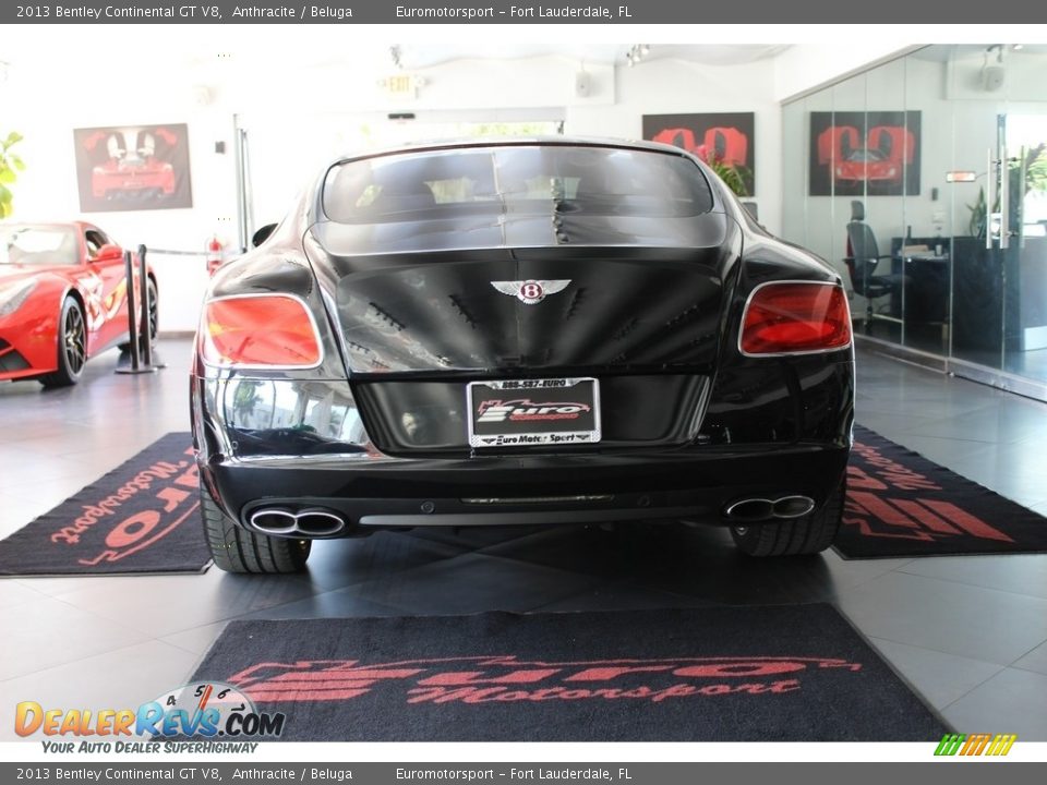 2013 Bentley Continental GT V8 Anthracite / Beluga Photo #13