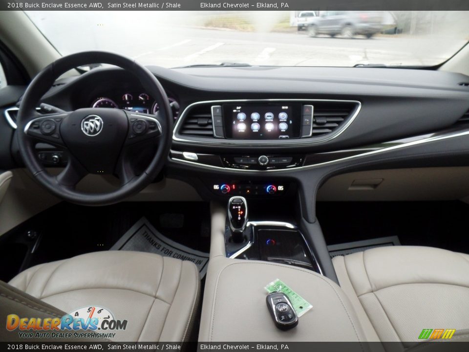 2018 Buick Enclave Essence AWD Satin Steel Metallic / Shale Photo #35