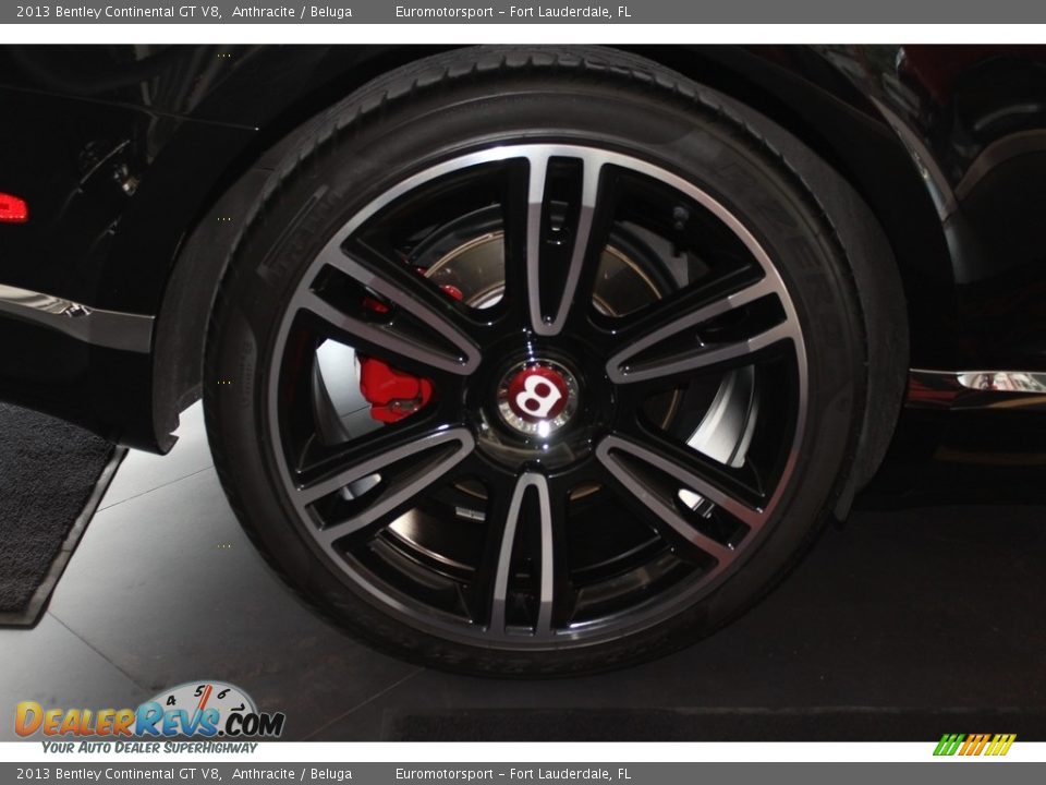 2013 Bentley Continental GT V8 Anthracite / Beluga Photo #21