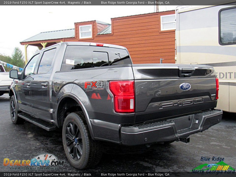 2019 Ford F150 XLT Sport SuperCrew 4x4 Magnetic / Black Photo #3