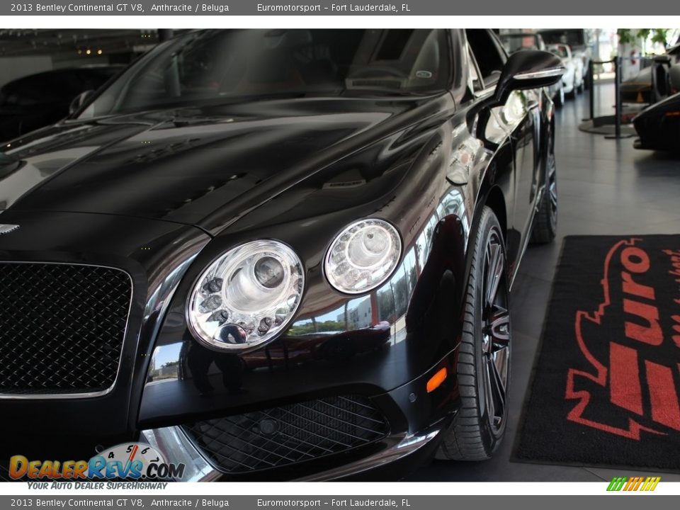 2013 Bentley Continental GT V8 Anthracite / Beluga Photo #27