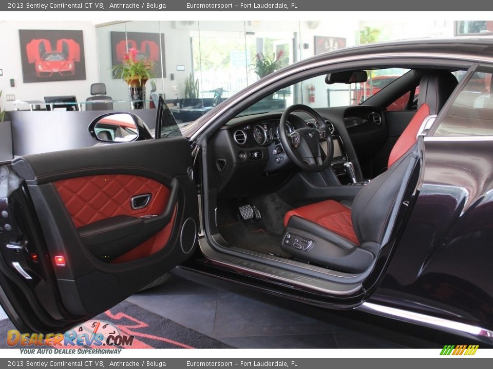 2013 Bentley Continental GT V8 Anthracite / Beluga Photo #29