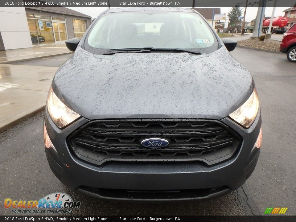2018 Ford EcoSport S 4WD Smoke / Medium Light Stone Photo #2