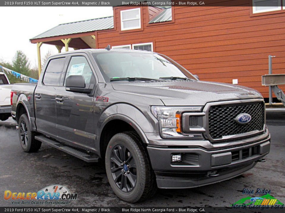 2019 Ford F150 XLT Sport SuperCrew 4x4 Magnetic / Black Photo #7