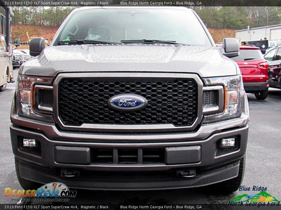 2019 Ford F150 XLT Sport SuperCrew 4x4 Magnetic / Black Photo #8