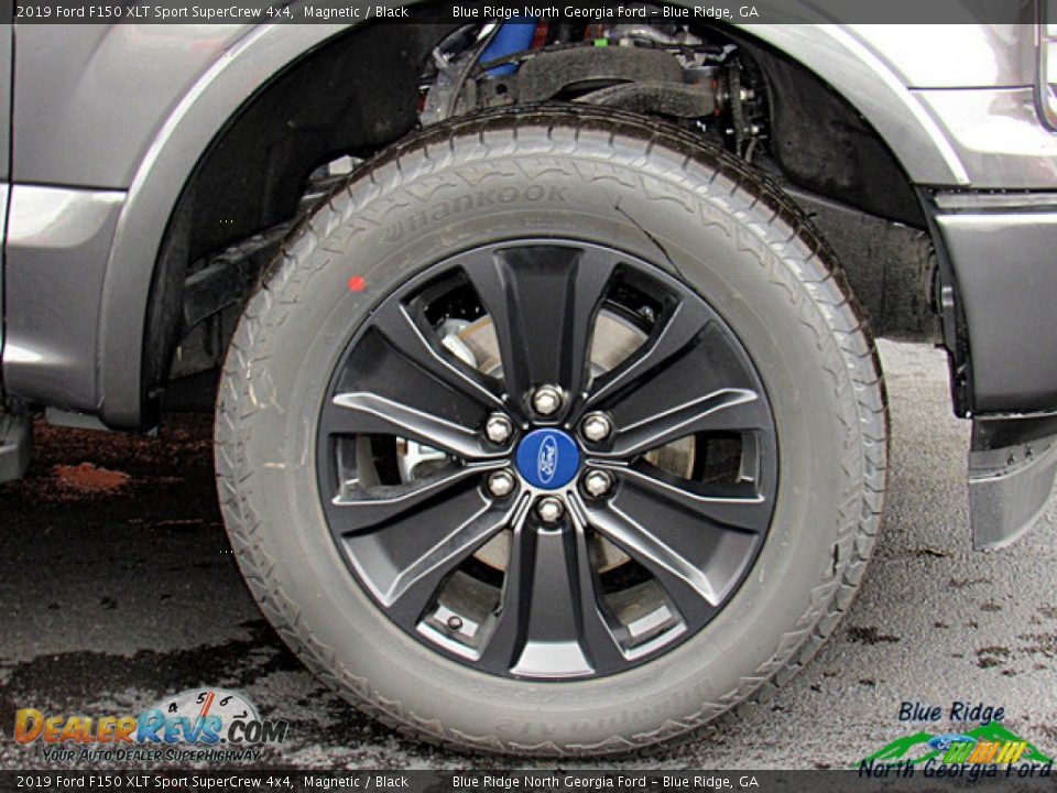 2019 Ford F150 XLT Sport SuperCrew 4x4 Magnetic / Black Photo #9