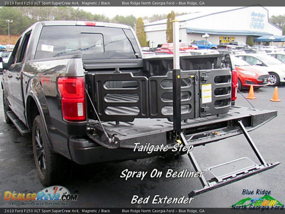 2019 Ford F150 XLT Sport SuperCrew 4x4 Magnetic / Black Photo #13