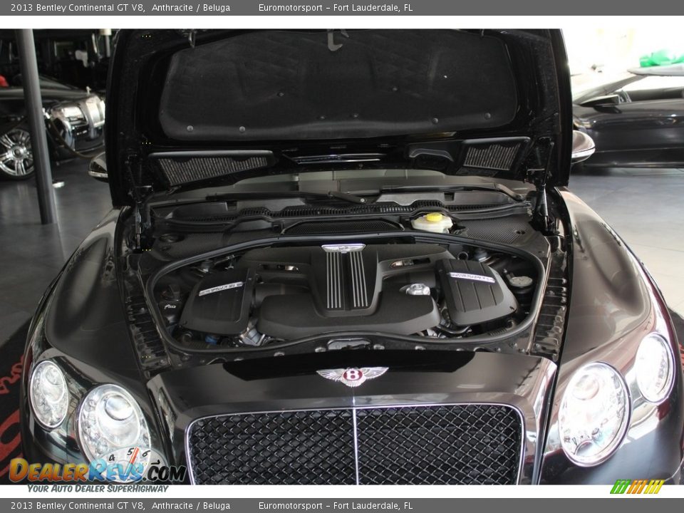 2013 Bentley Continental GT V8 Anthracite / Beluga Photo #44
