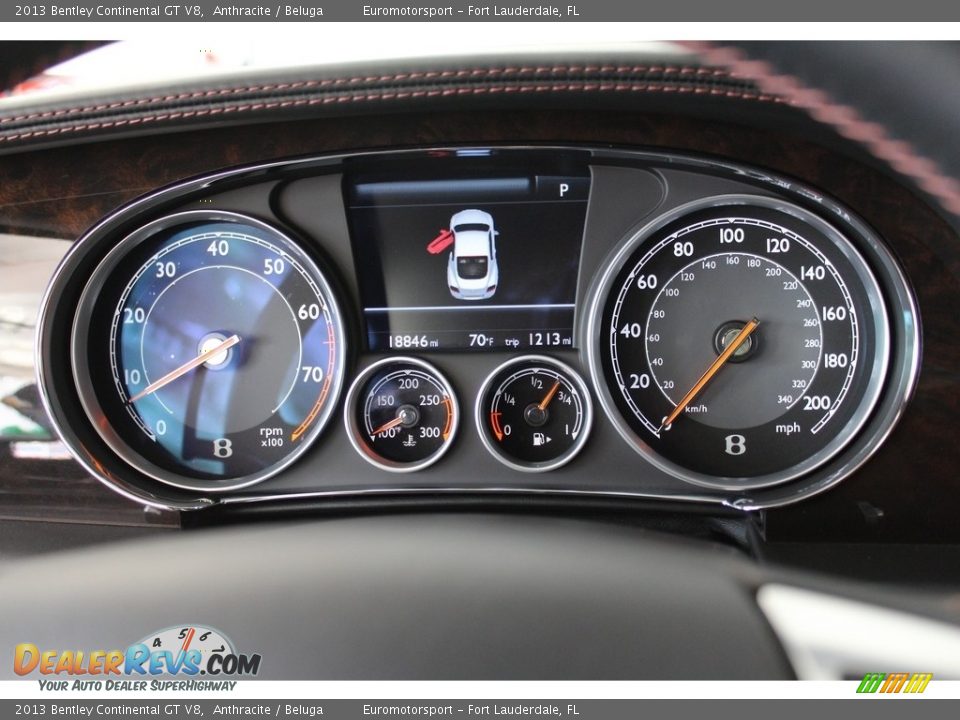 2013 Bentley Continental GT V8  Gauges Photo #45