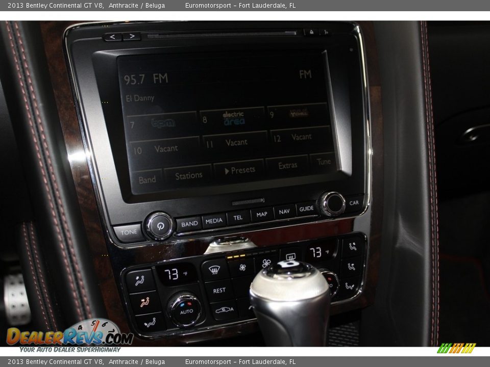 2013 Bentley Continental GT V8 Anthracite / Beluga Photo #46