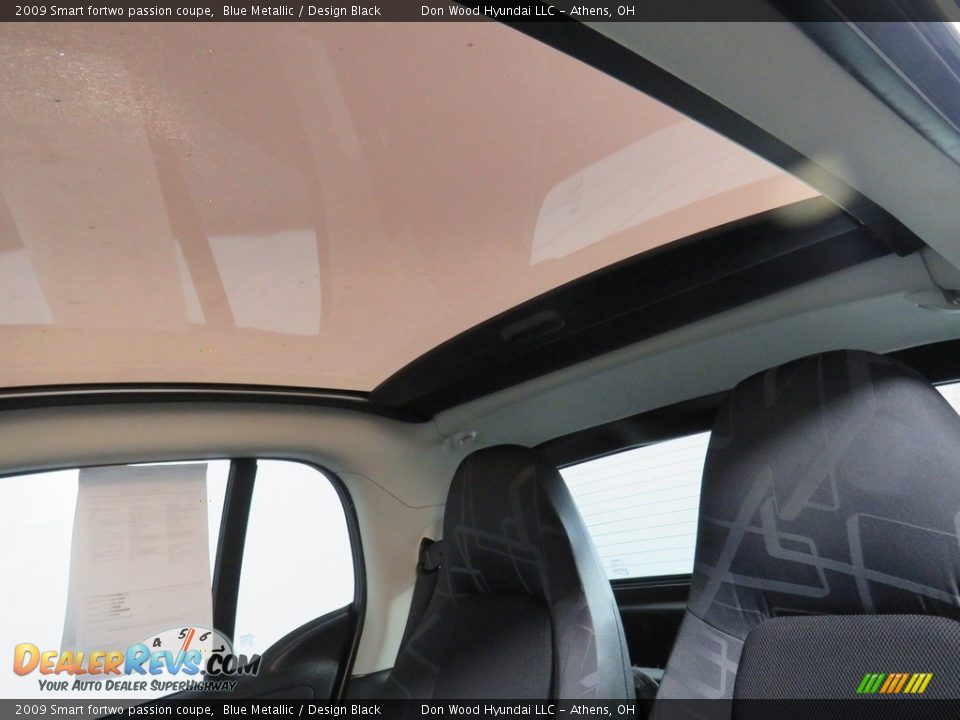 2009 Smart fortwo passion coupe Blue Metallic / Design Black Photo #2