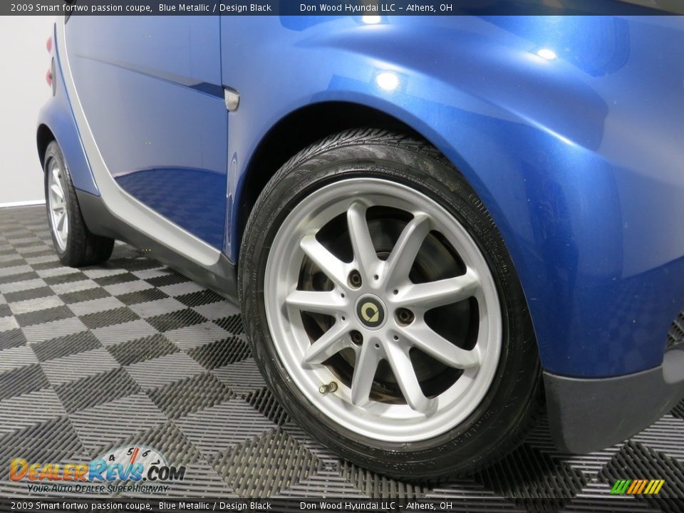 2009 Smart fortwo passion coupe Blue Metallic / Design Black Photo #3