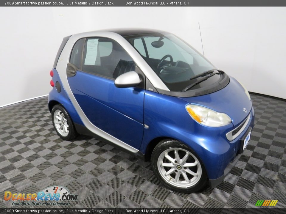 2009 Smart fortwo passion coupe Blue Metallic / Design Black Photo #5