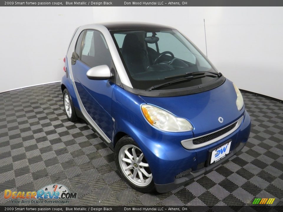 2009 Smart fortwo passion coupe Blue Metallic / Design Black Photo #6
