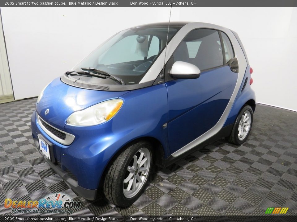 2009 Smart fortwo passion coupe Blue Metallic / Design Black Photo #11