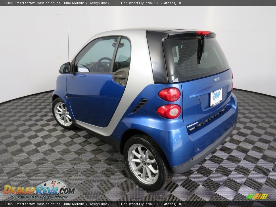 2009 Smart fortwo passion coupe Blue Metallic / Design Black Photo #14