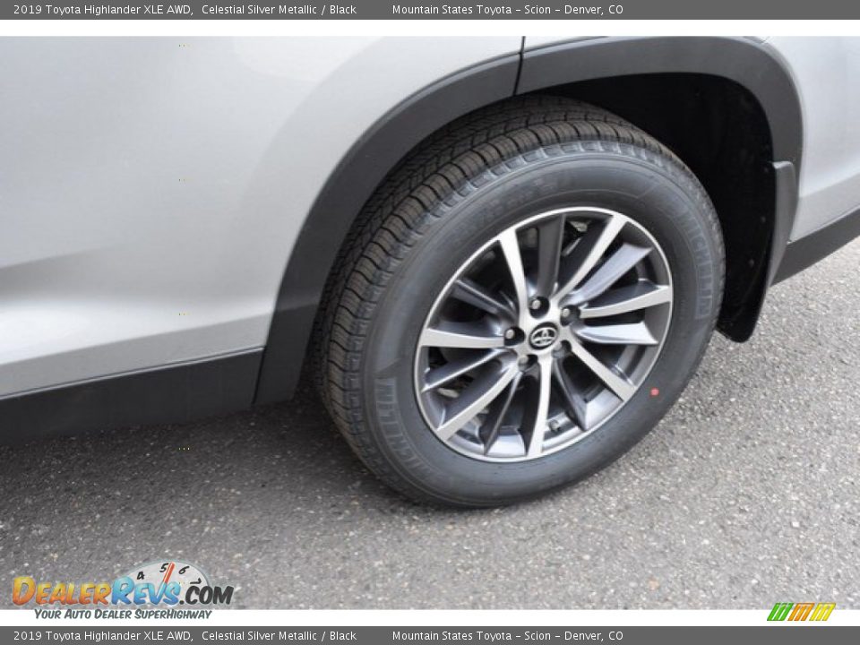 2019 Toyota Highlander XLE AWD Celestial Silver Metallic / Black Photo #36