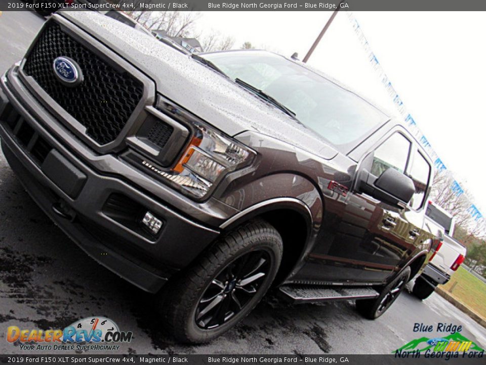 2019 Ford F150 XLT Sport SuperCrew 4x4 Magnetic / Black Photo #33