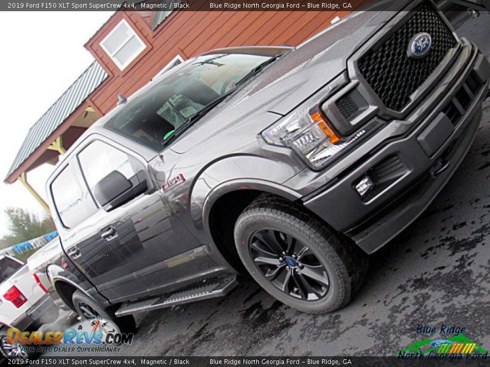 2019 Ford F150 XLT Sport SuperCrew 4x4 Magnetic / Black Photo #34